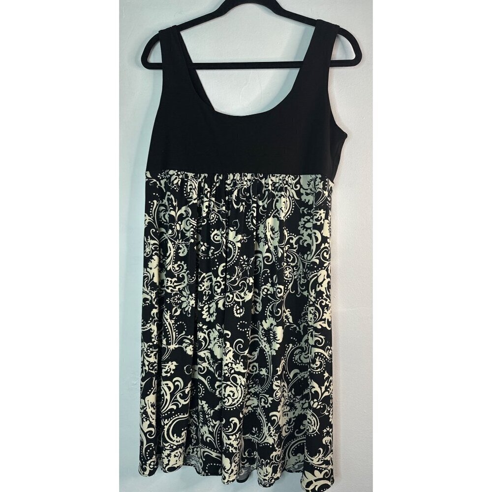 Scarlet Babydoll Dress Black Y2K Womens Size 12 Goth Grunge Fairycore Mini Flowy